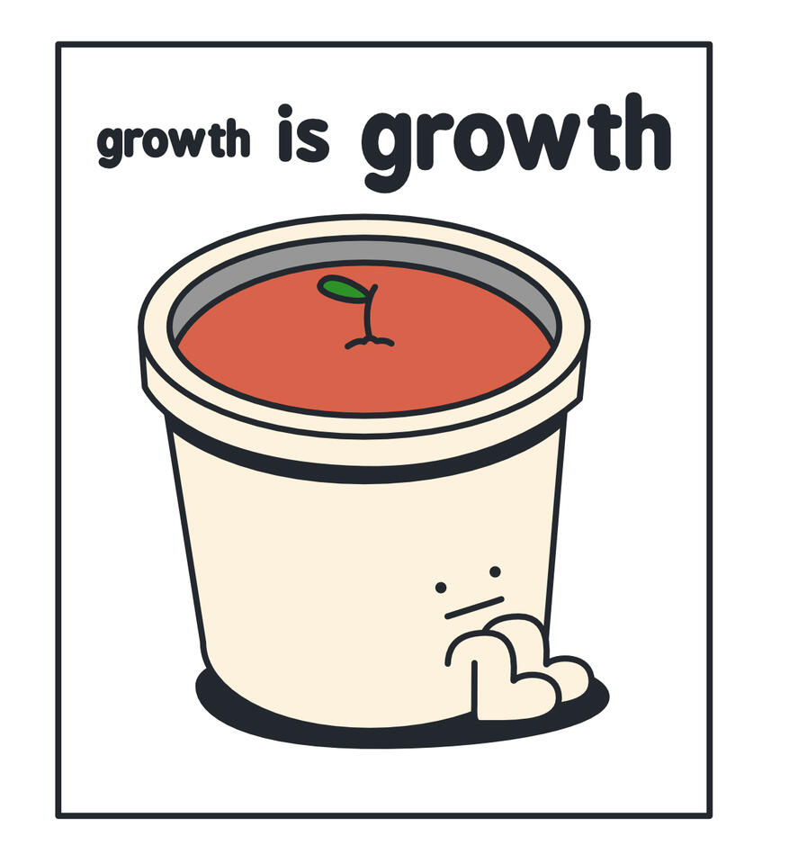 6. growth is growth