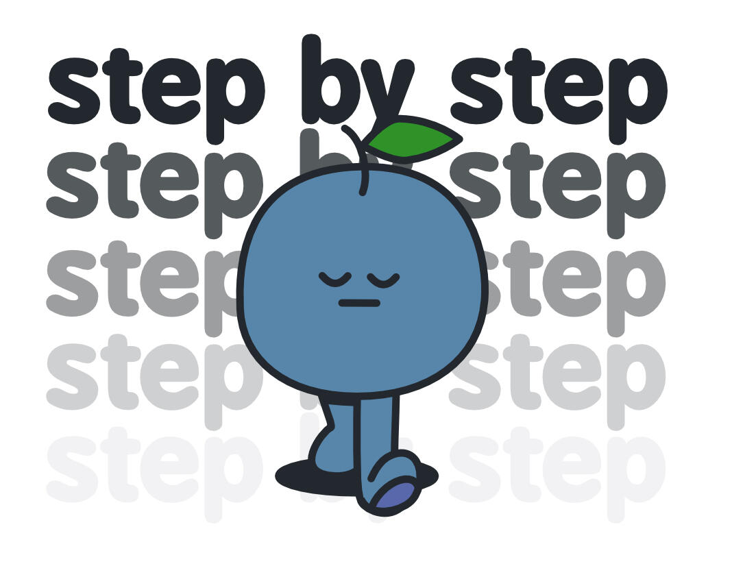 2. step by step
